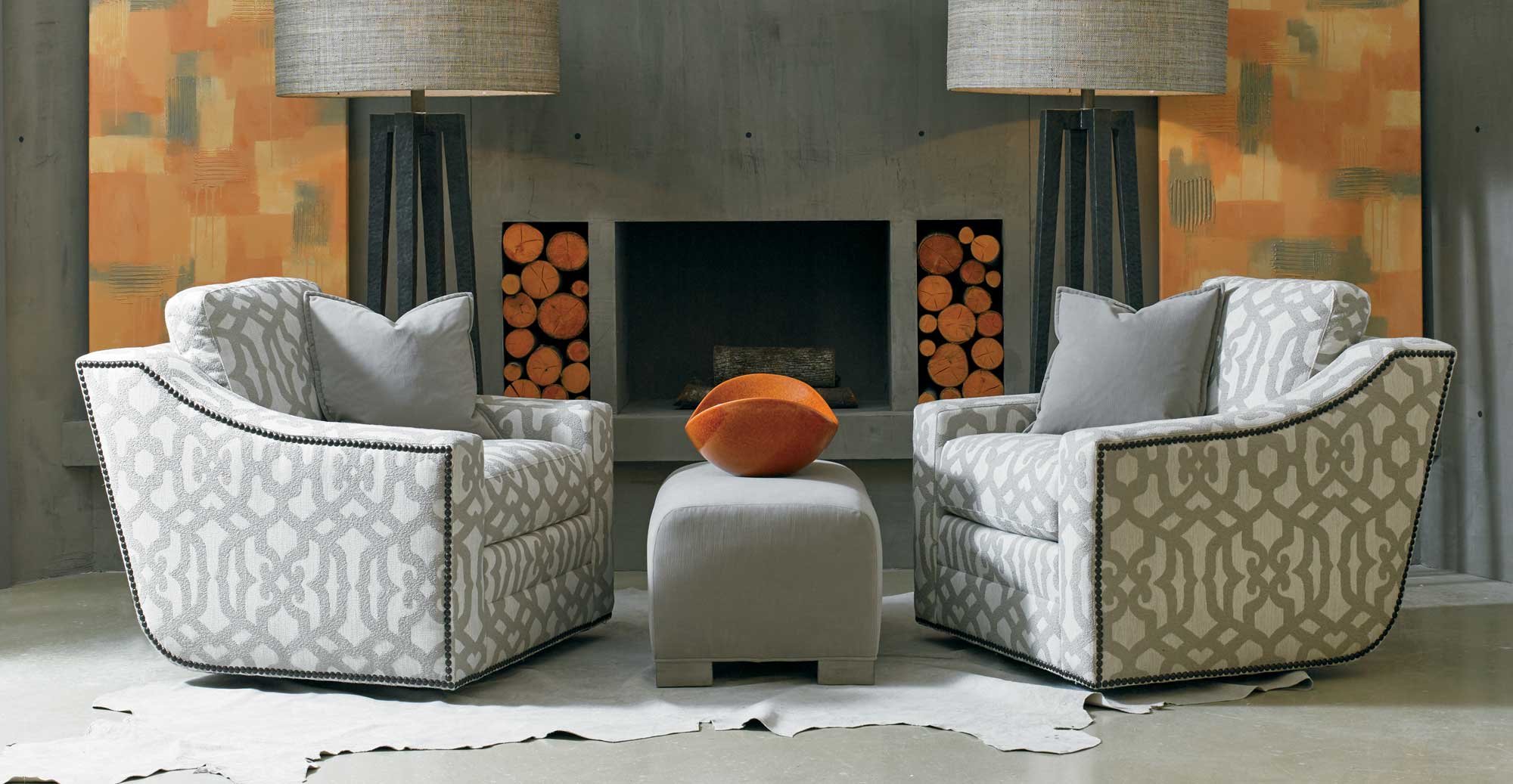 Living Room Swivel Chairs Sherrill Furniture